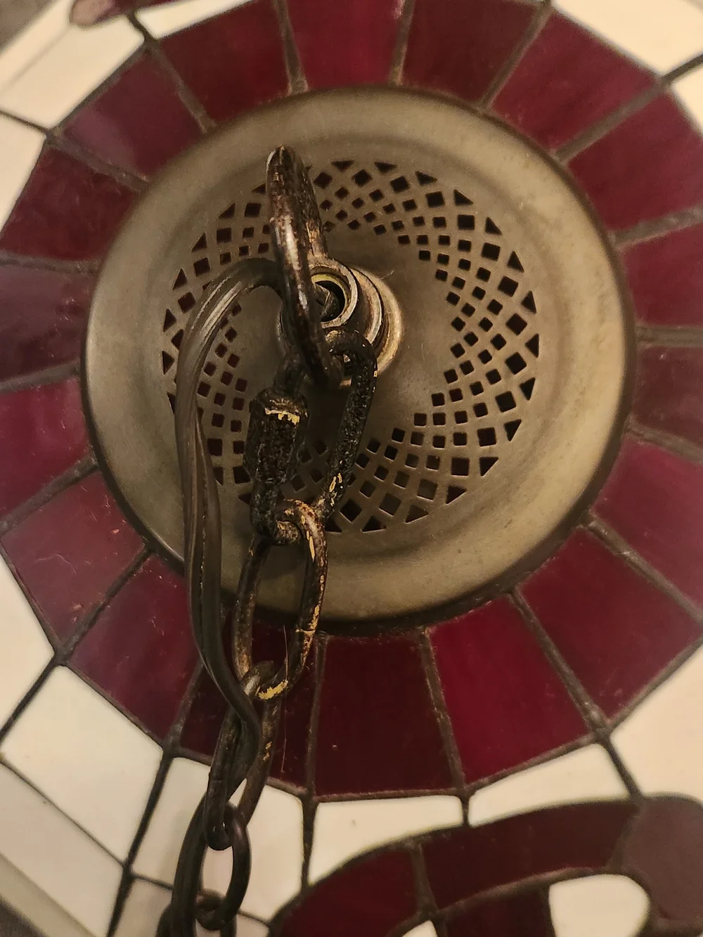 Vintage Tiffany Style Pendant Philadelphia Phillies Bar Lamp